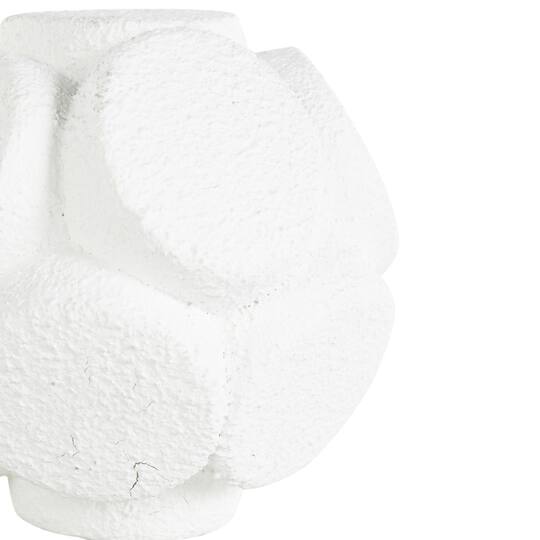 White Resin Textured Orbs Set